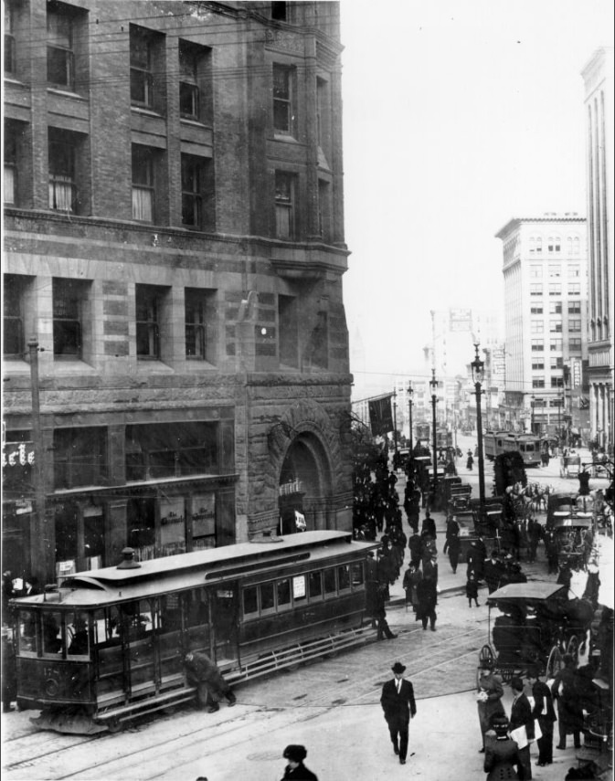 Market Street in the 1910s.