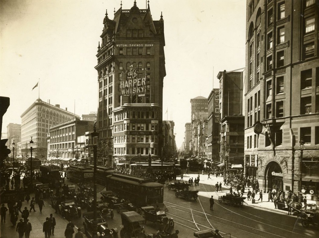 Market Street in the 1910s.