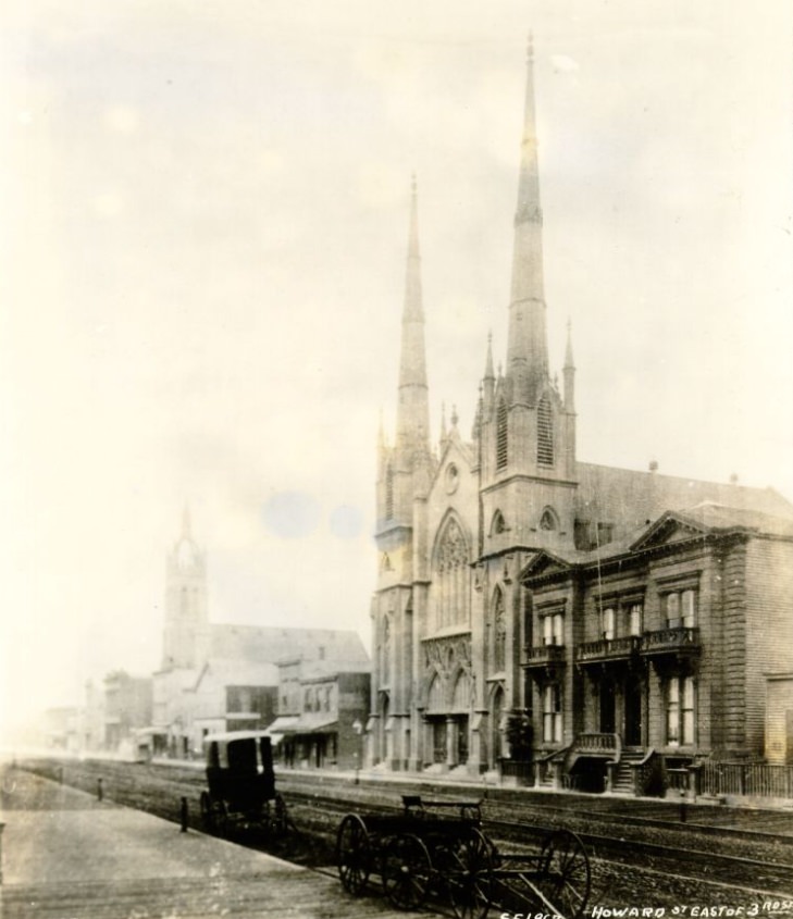 Howard Street east of 3rd Street, 1867