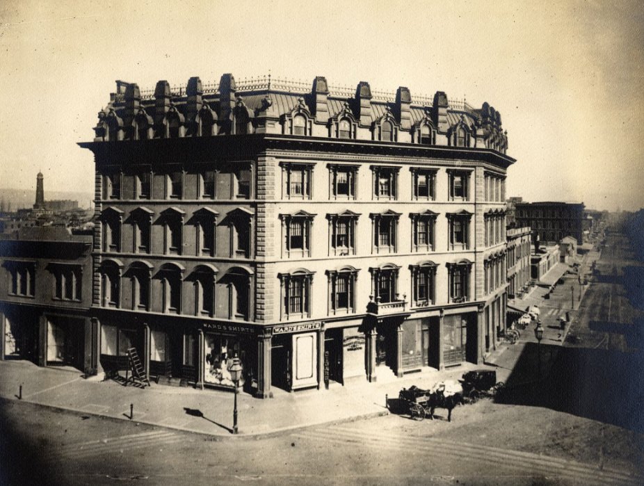 Third & Market Streets, 1865