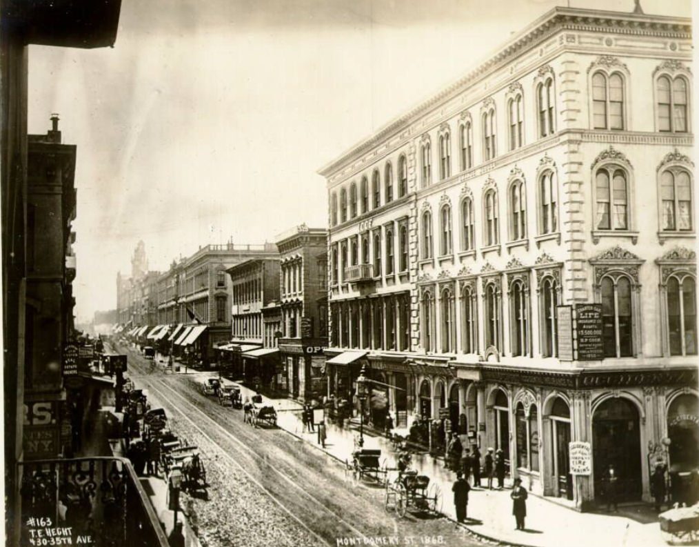 Montgomery Street, 1868