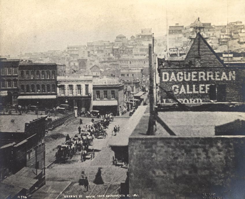 Kearny Street, north of Sacramento, 1861