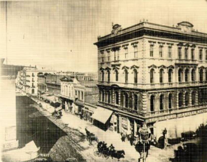 Montgomery and Pine Street, 1865