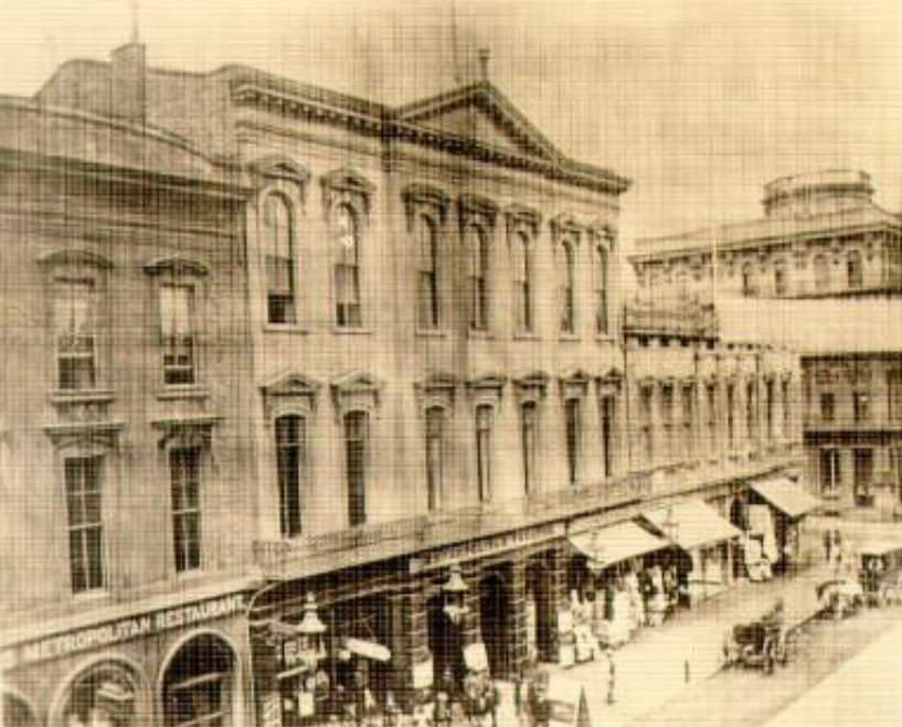 West side of Montgomery Street, 1865