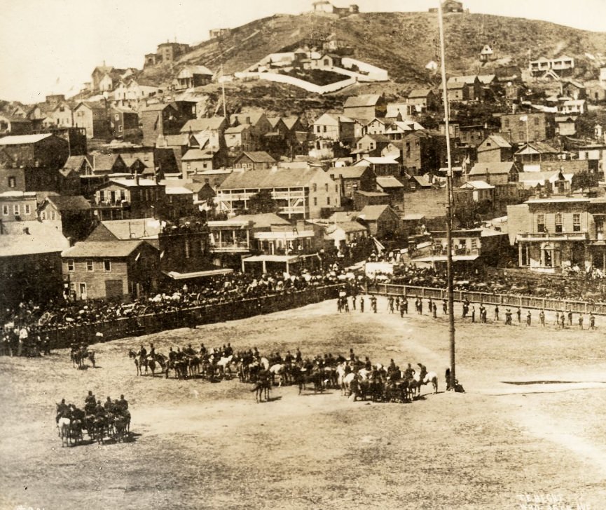 Washington Square on July 4, 1869