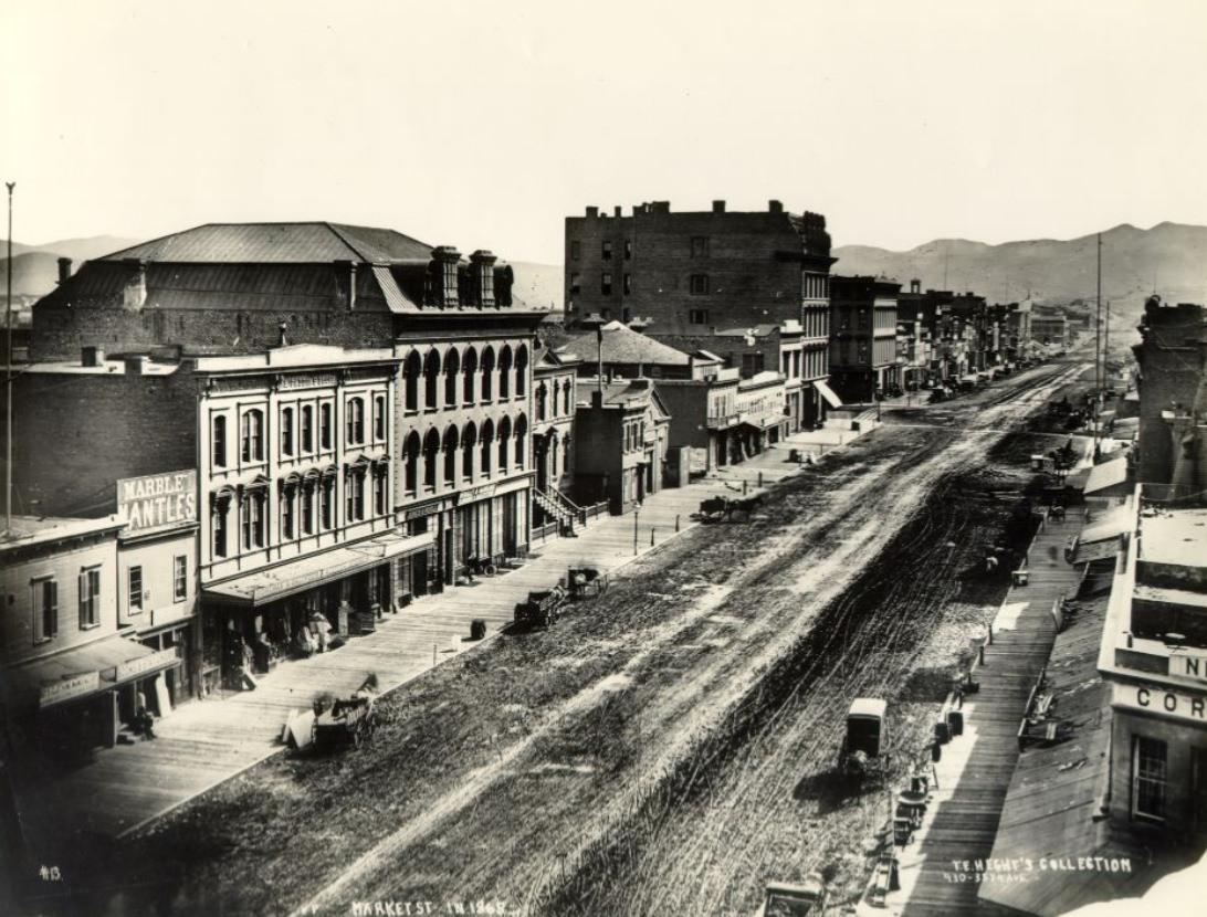 Market Street in 1868