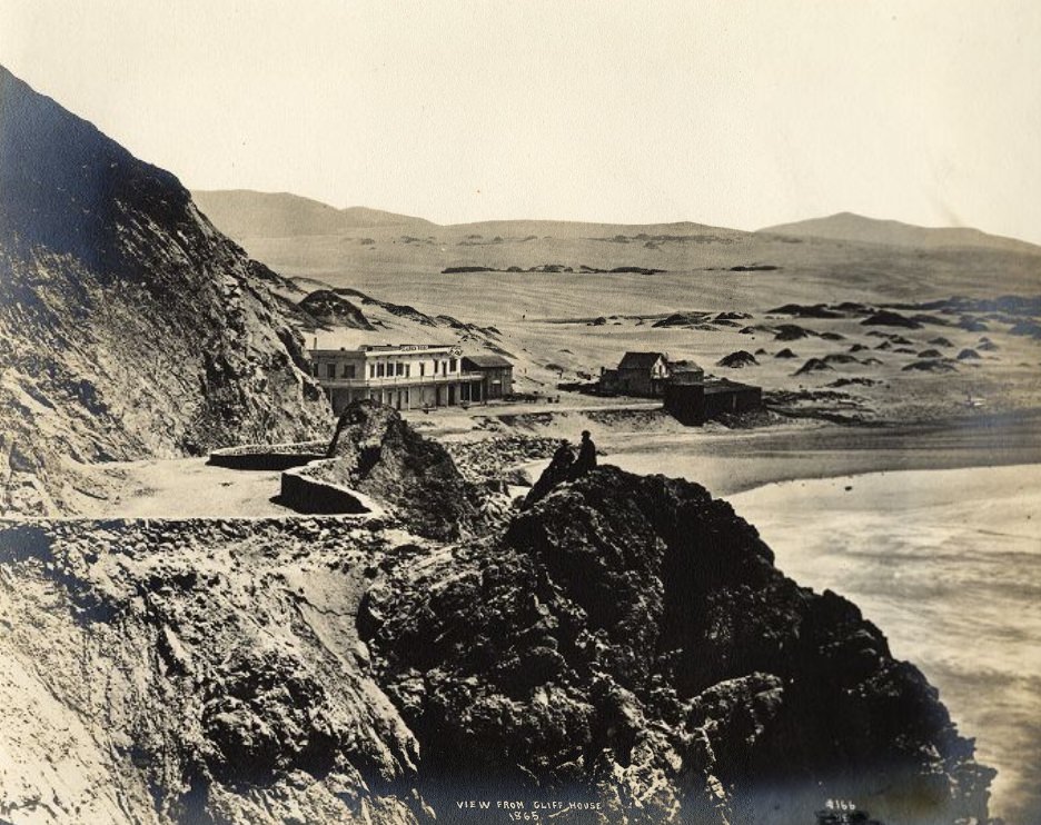 View from Cliff House, 1865