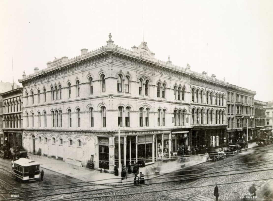 White House, northwest corner of Kearny and Post streets, erected in 1870