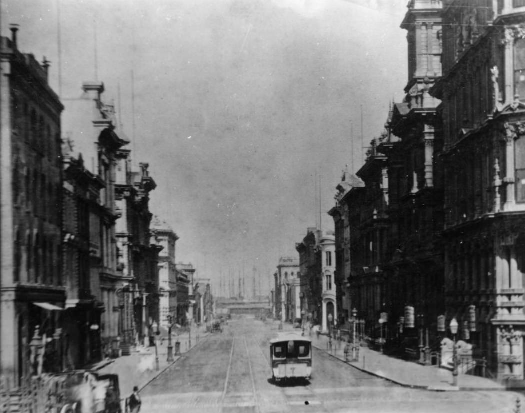 California Street, east of Montgomery, 1876