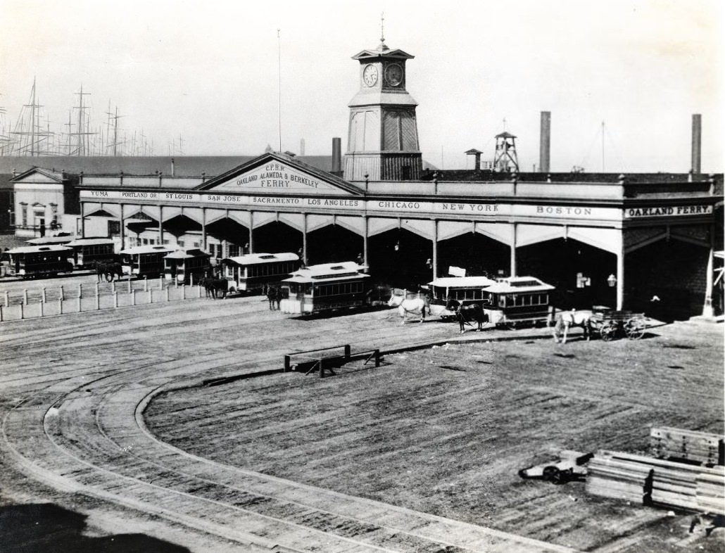 Ferry Building, circa 1879