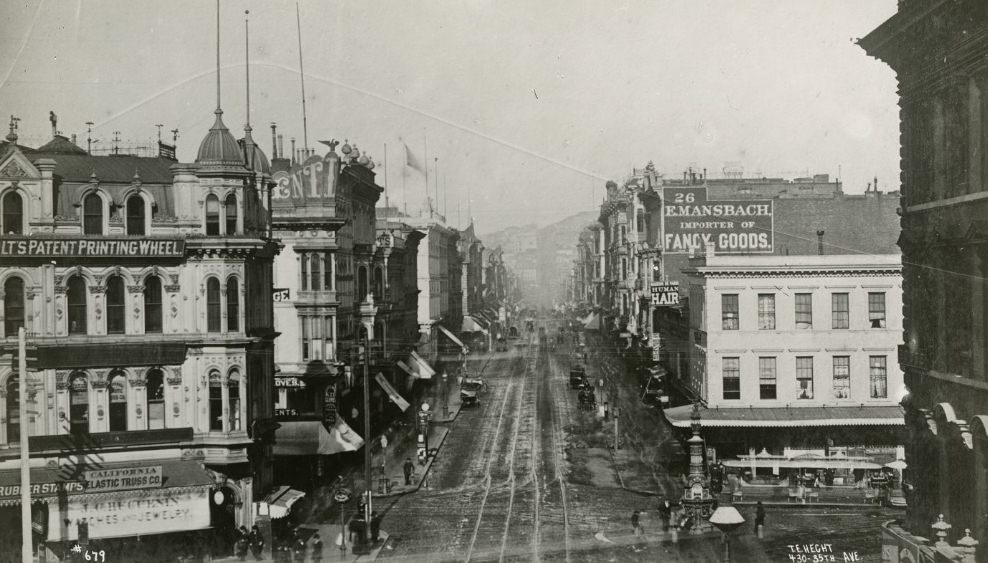 Kearny Street, San Francisco, California, 1885