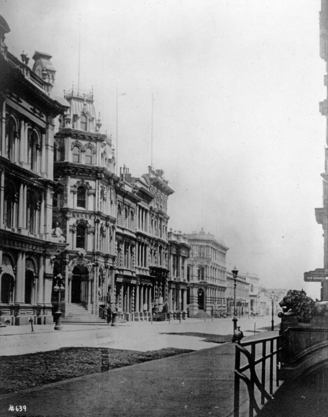 California Street at Montgomery, 1880