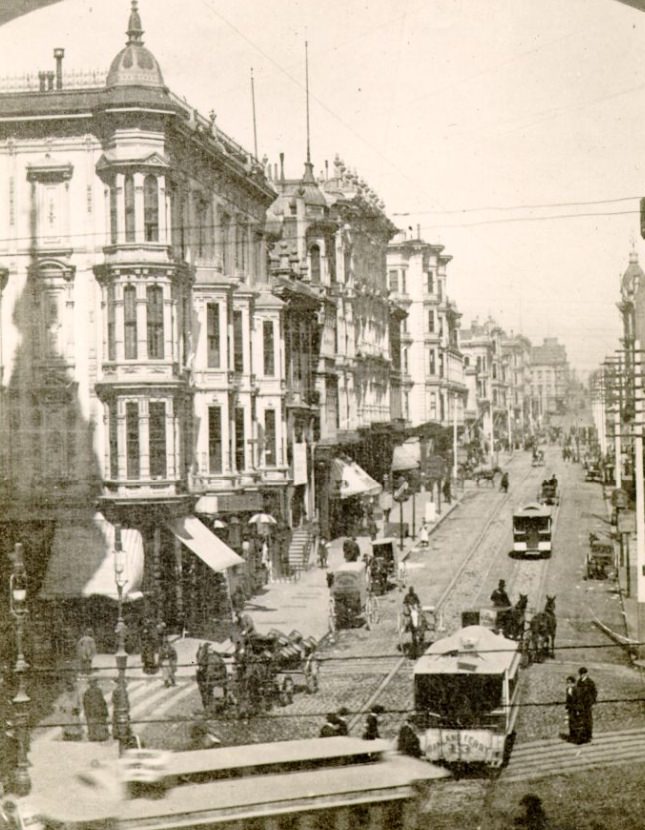 Grant Avenue at Market Street, 1880s