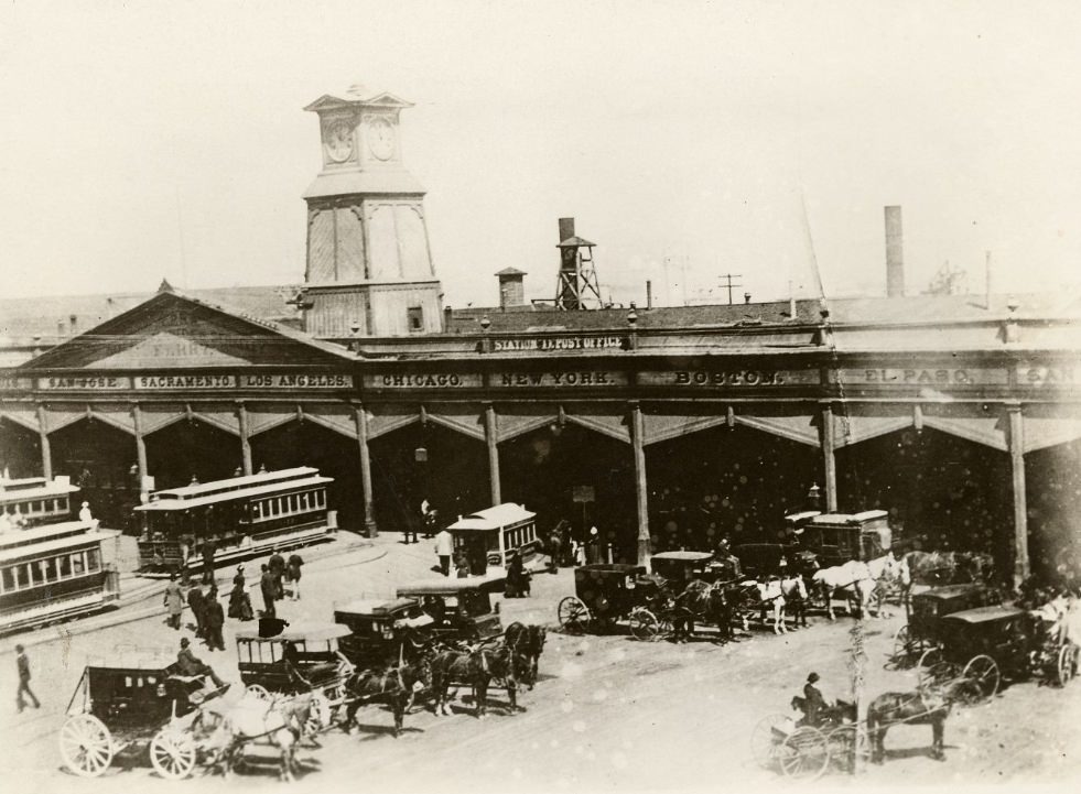 Oakland Ferry showing Turn-Table, 1882