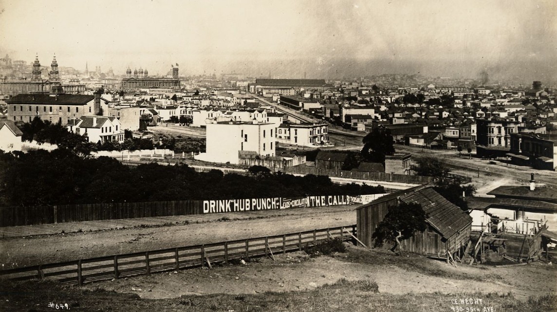 Market Street, San Francisco, California, circa 1883