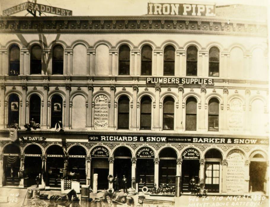 Market above Battery Street, 1880