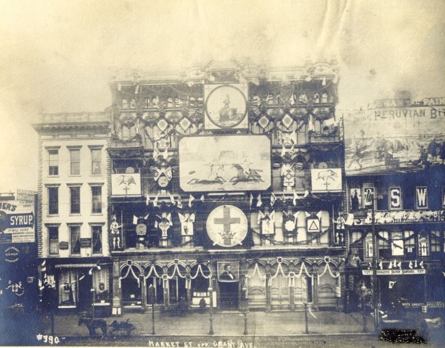 Market Street, opposite Dupont Street (later Grant Avenue), 1883