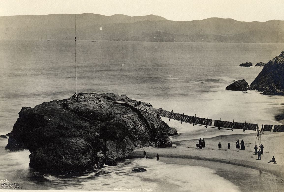 Rock near Cliff House, April 6, 1884