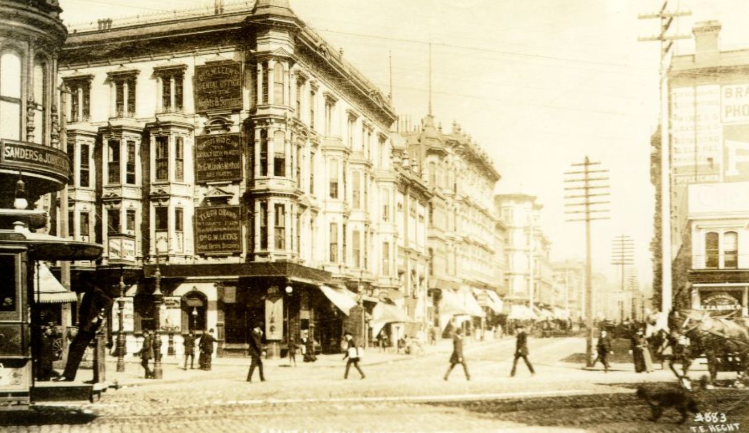 Grant Avenue from Market Street, 1885