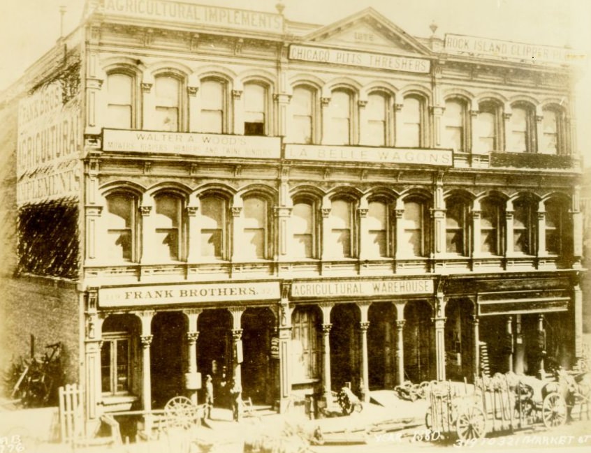 319 to 321 Market Street, 1880