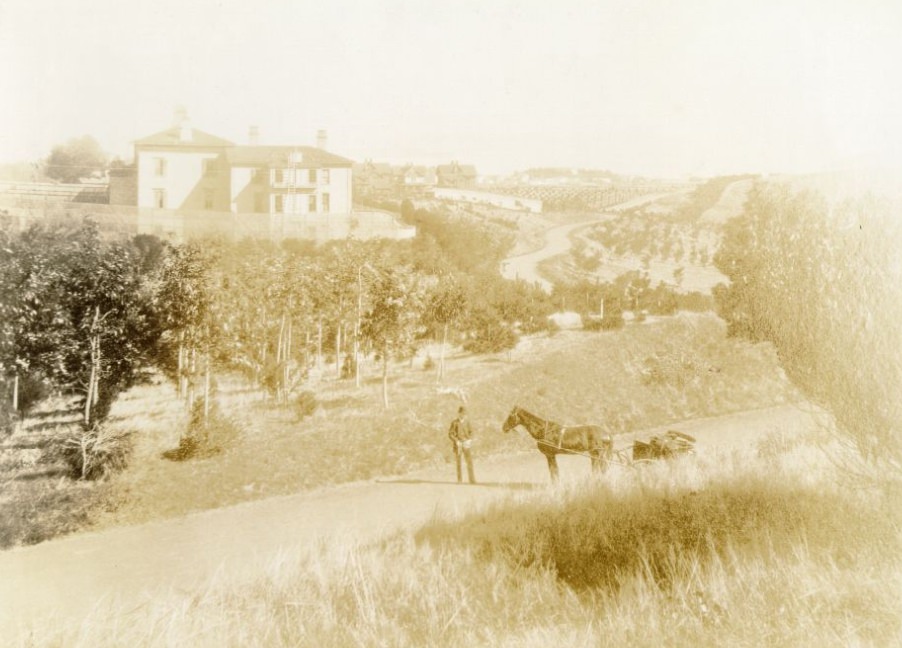 Presidio and drive to Fort Point, circa 1889