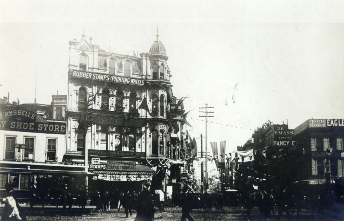 Market Street at Kearny, 1886