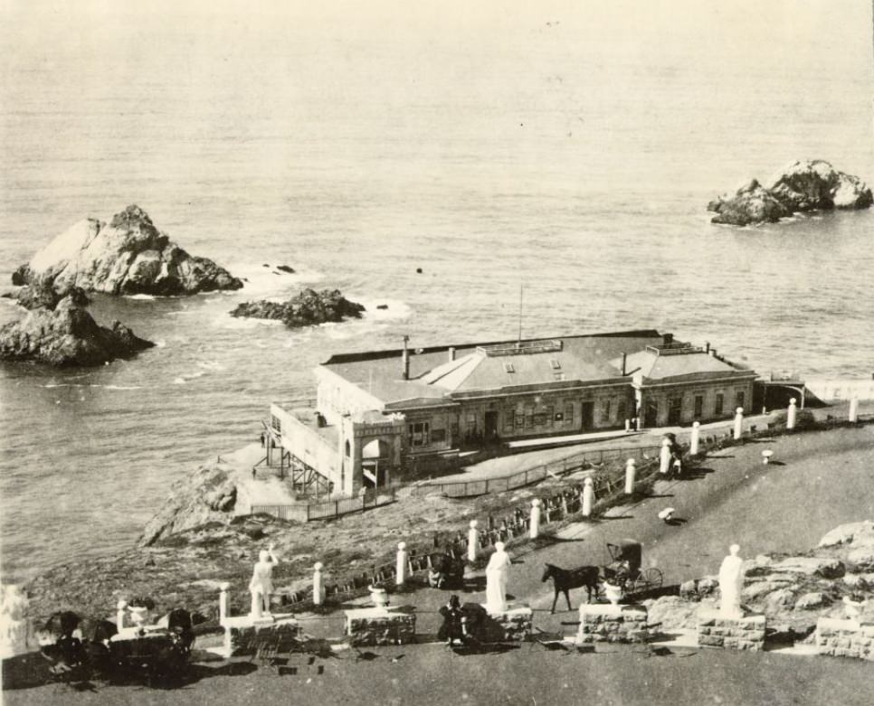 Cliff House from Sutro Heights, 1887