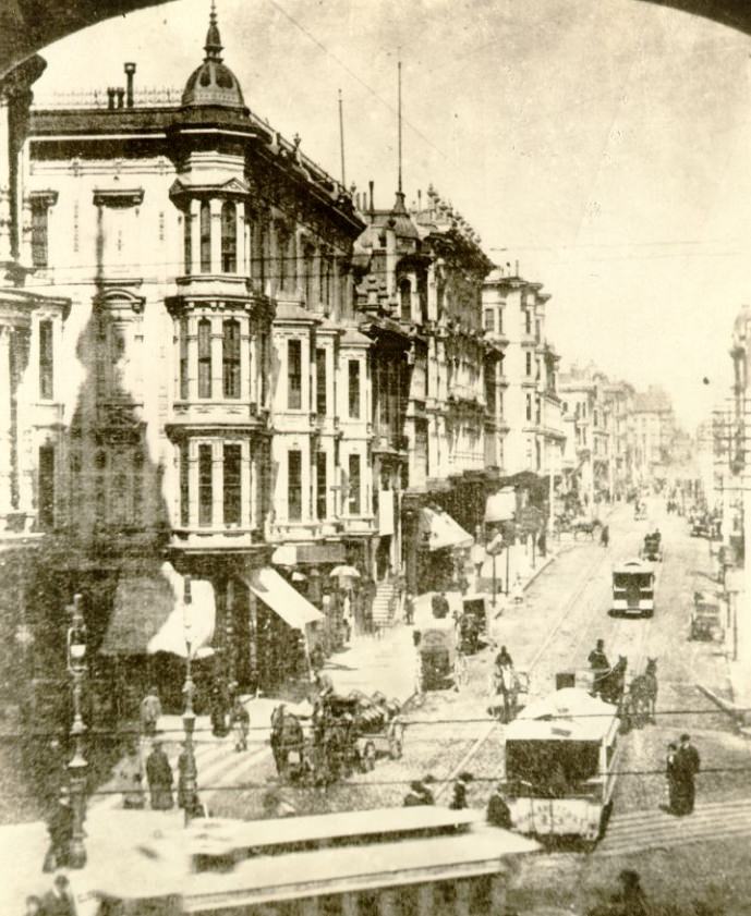 Grant Avenue at Market Street, 1880s