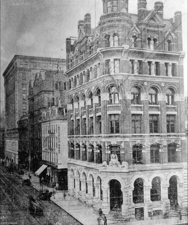 Bush Street, between Sansome and Montgomery Streets, 1896