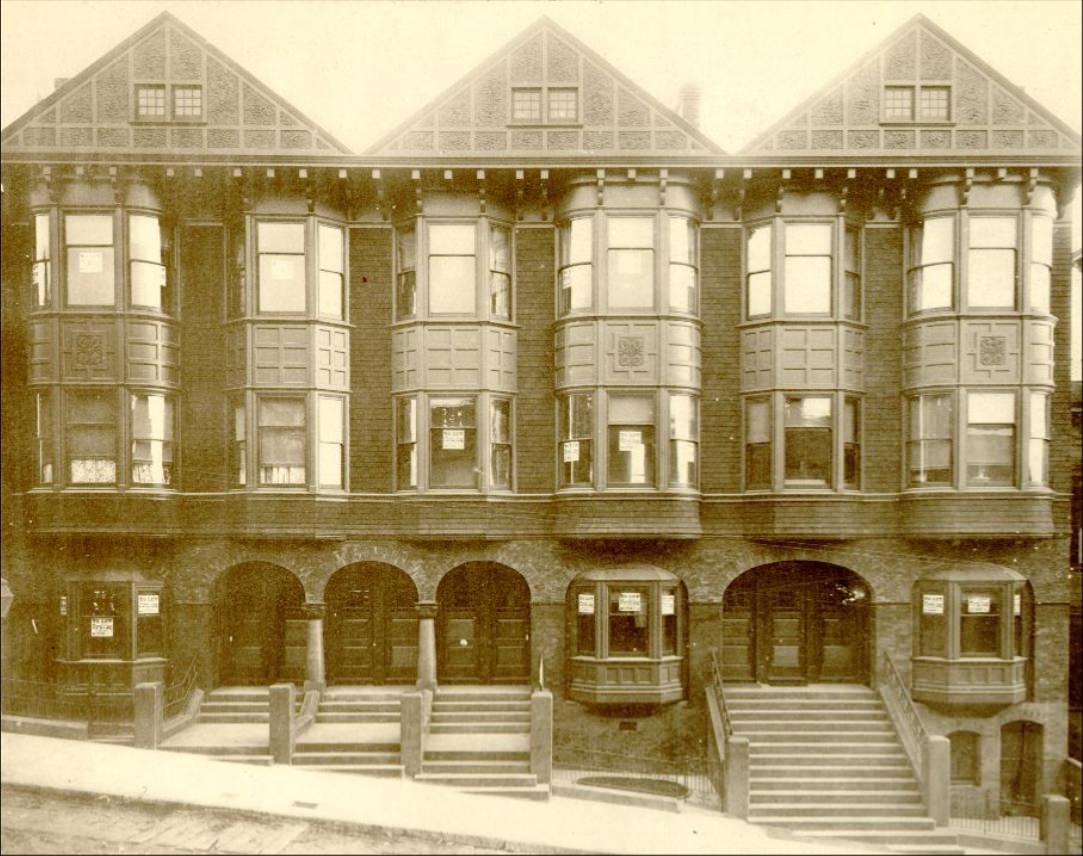 New Clay Street flat, south side Clay Street between Leavenworth and Hyde streets, October 24, 1891