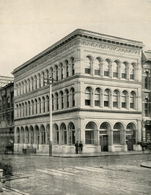 40 Montgomery Street at Sutter, February 12, 1898
