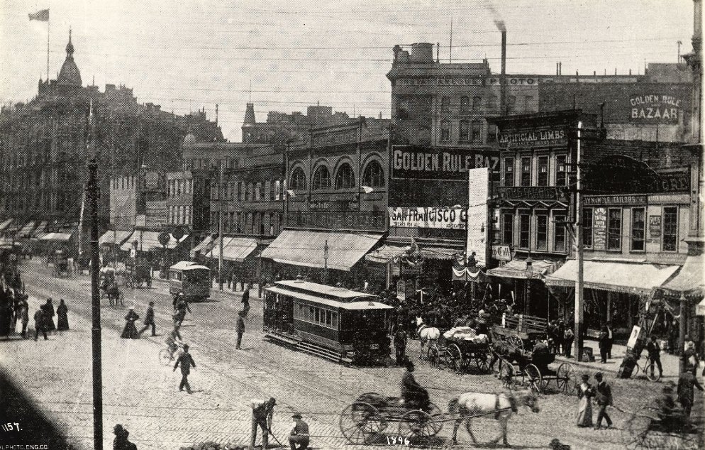 The Blythe Block, Market Street view, 1896
