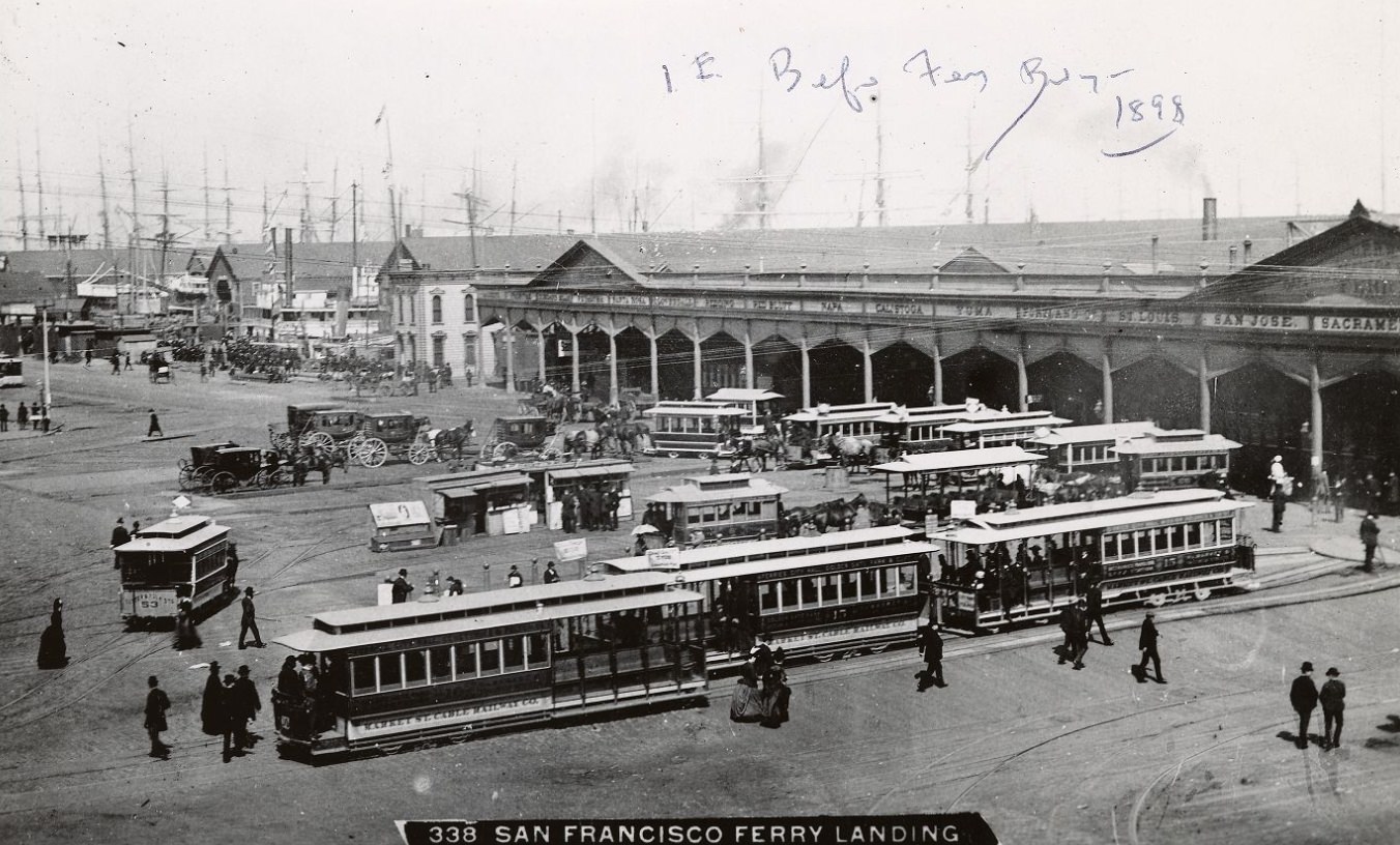 San Francisco Ferry Landing, 1898