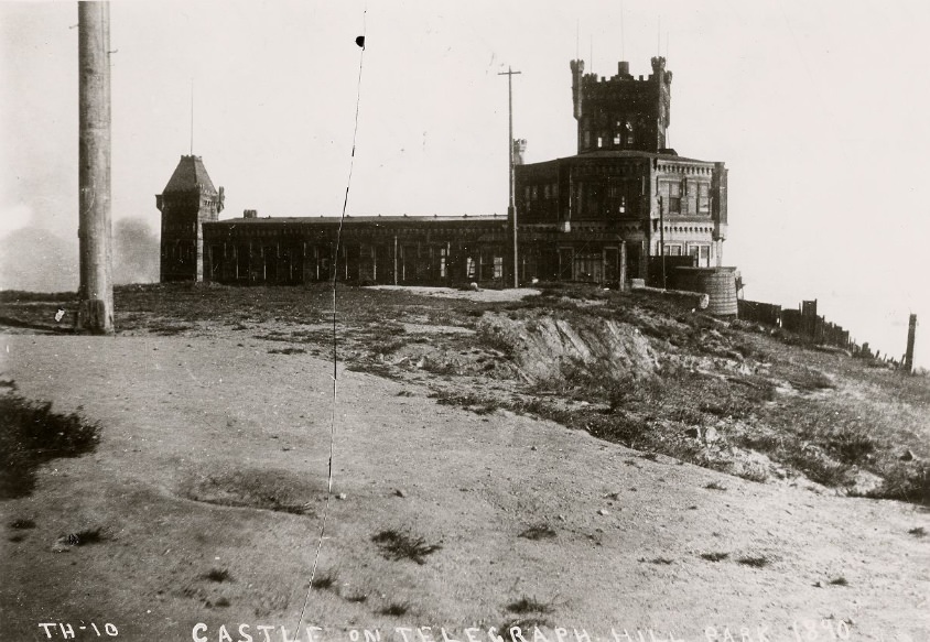 Castle on Telegraph Hill Park, 1890