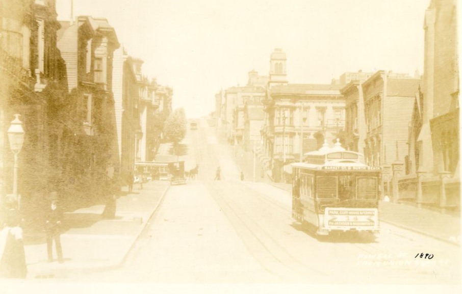 Powell Street from Union Square, 1890