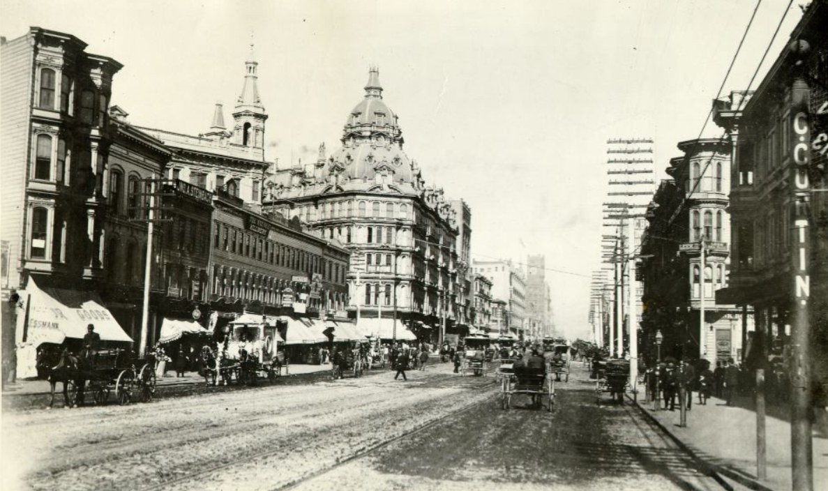 Market Street, San Francisco, California, 1890s