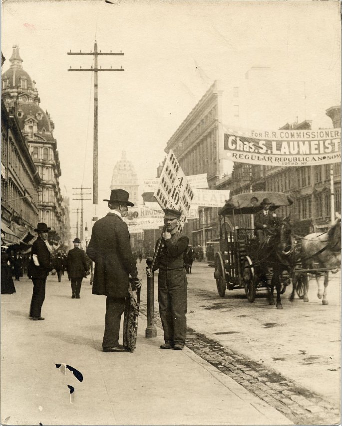 Market Street at Mason, 1898