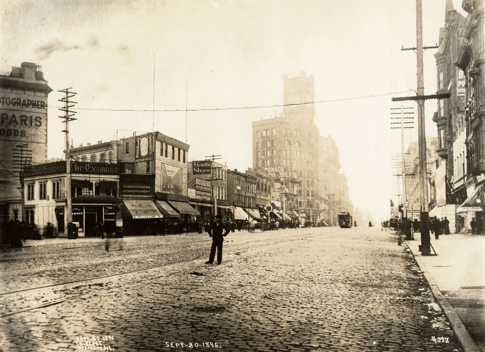 Market Street at Grant Avenue, 1894