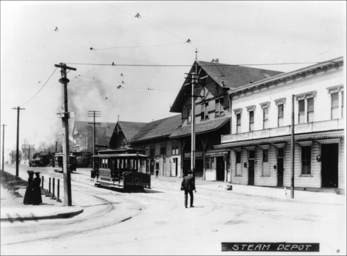 California Street cable terminal, 1899