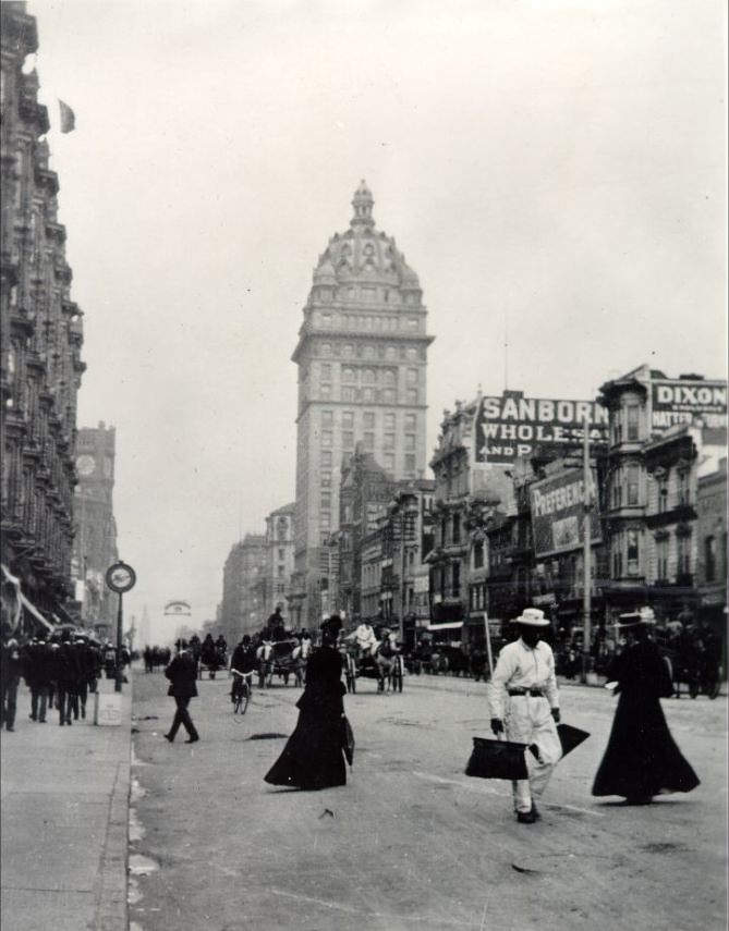 Market Street, east of 4th Street, 1898