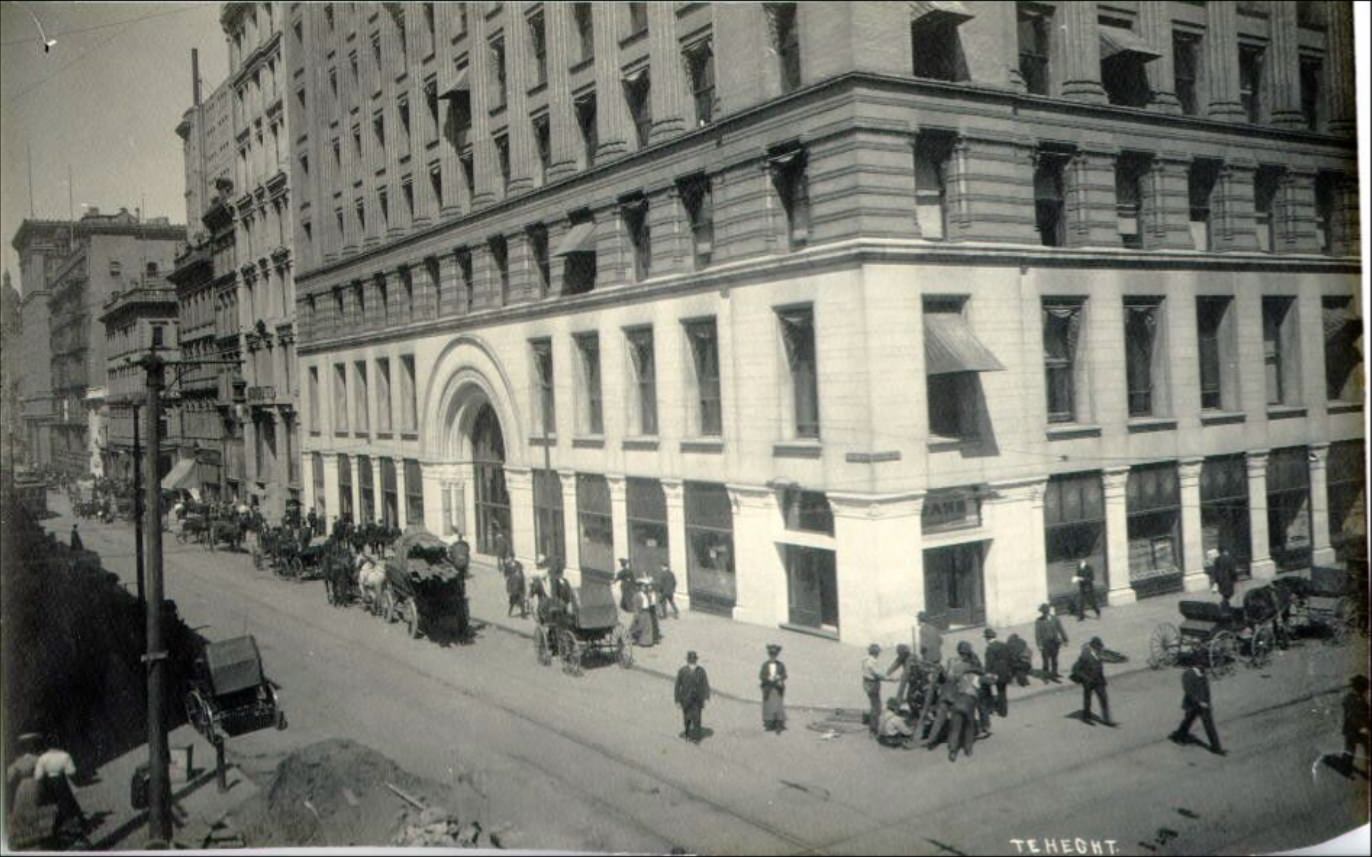 Mills Building on Montgomery Street, circa 1890