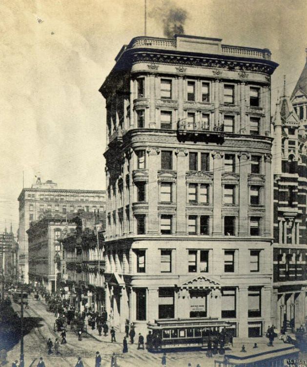 Montgomery Street from Market, 1896