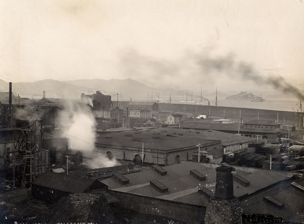 Below Telegraph Hill, circa 1902