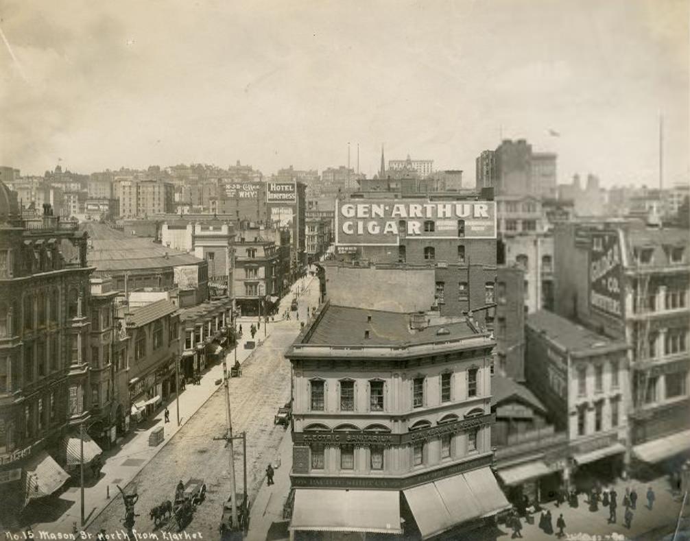 Mason Street North from Market, 1905