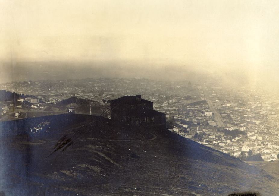 View from Twin Peaks, circa 1905
