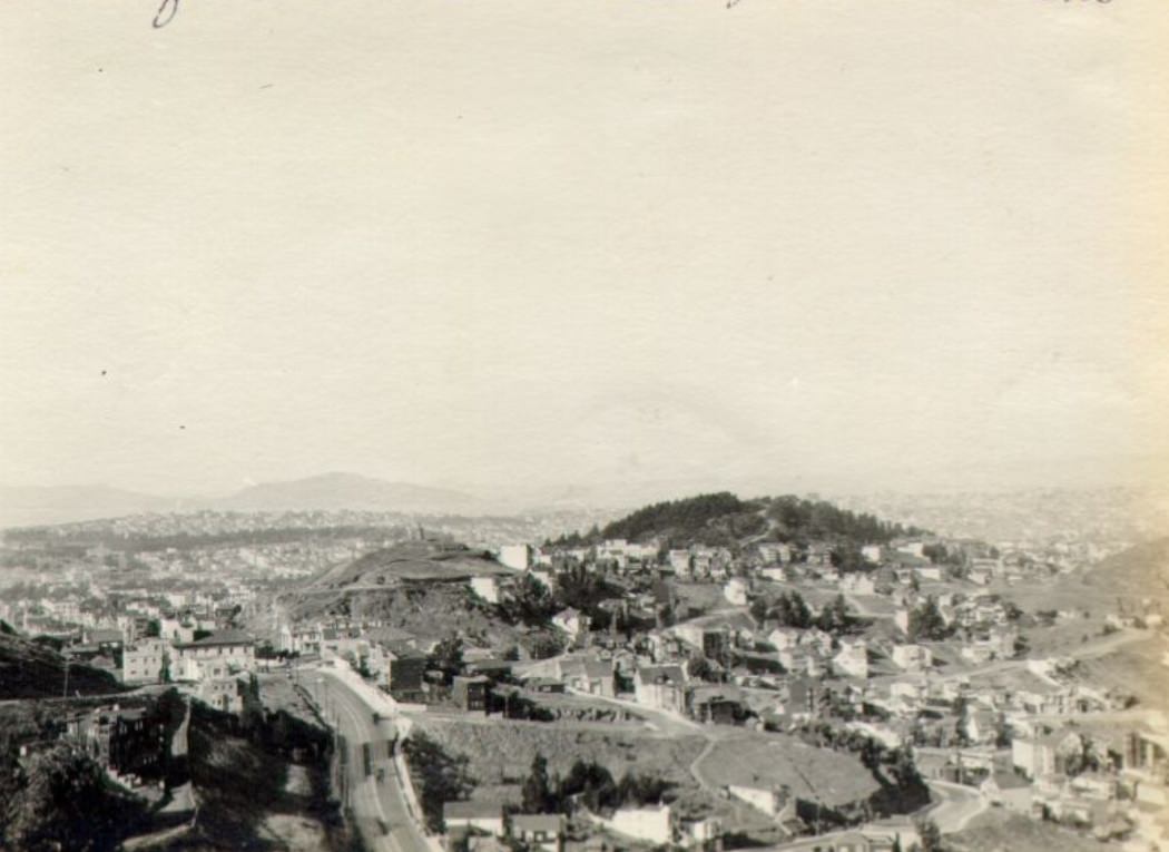View of San Francisco from Twin Peaks, early 1900s
