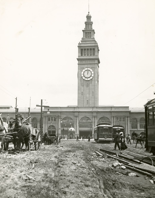 Ferry Building, possibly 1906 or 1907
