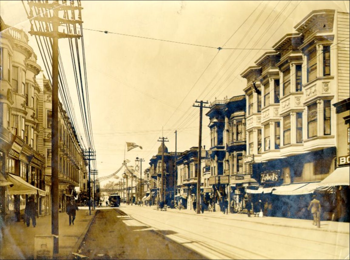 Fillmore Street, early 1900s