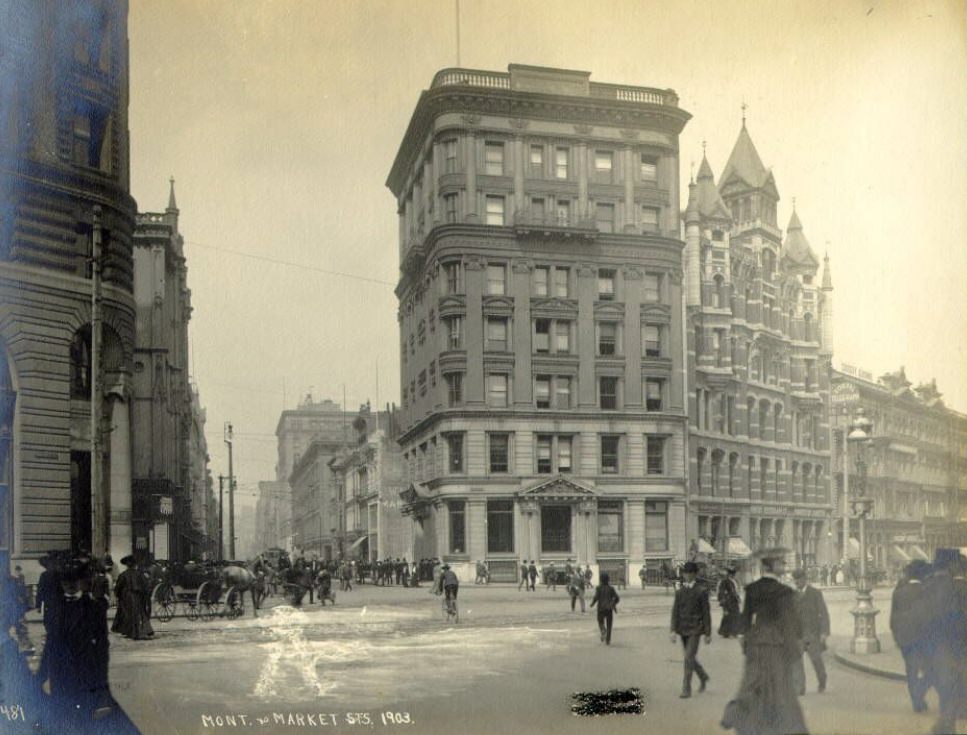 Montgomery Street at Market, 1903