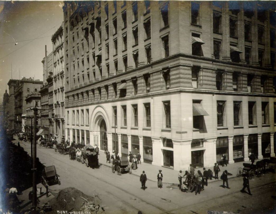 Montgomery and Bush Street, April 4, 1906
